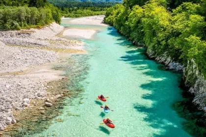 Slovenie rondreis - soca rivier