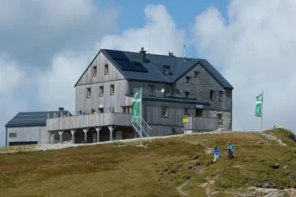 Hagener hütte in Hohe Tauern Nationaal Park, Oostenrijk