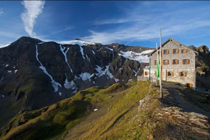 Niedersachsenhaus in Hohe Tauern Nationaal Park, Oostenrijk