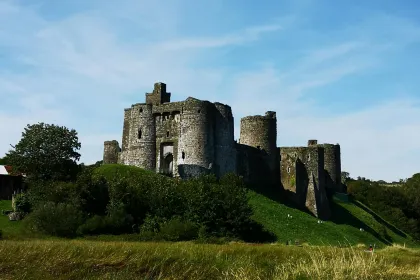 Een kasteel in Wales.