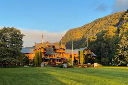 Hotel in Dalen in Noorwegen.