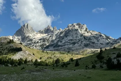 Bergketen Prenj in Bosnië.