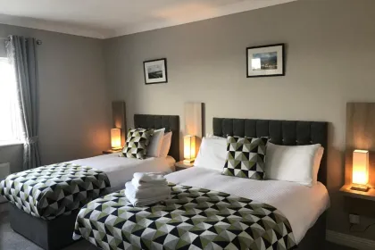 Hotelkamer in Ierland.