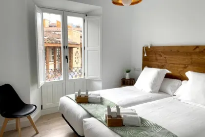 Hotelkamer Bilbao.