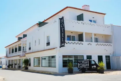 Hotel aan de kust van Portugal.