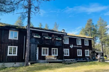 Mountain lodge in natuur Noorwegen