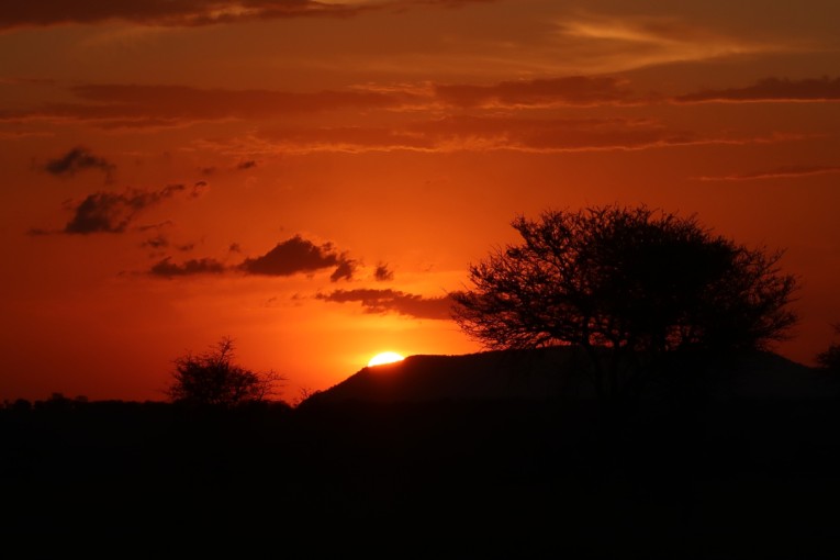 Tanzania zonsondergang