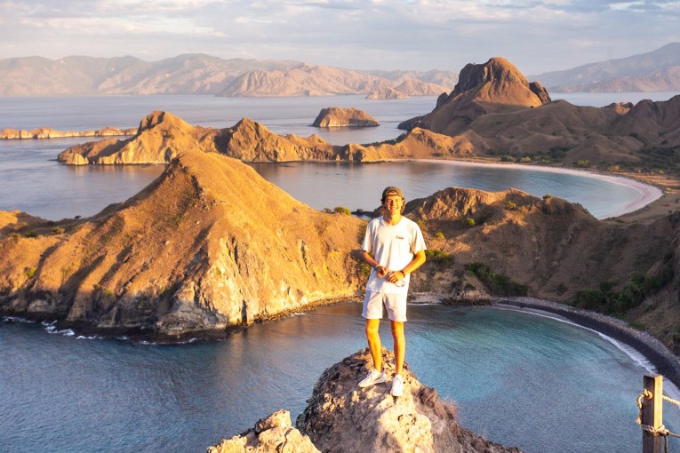 Klantfoto Indonesië, uitzichtpunt. 