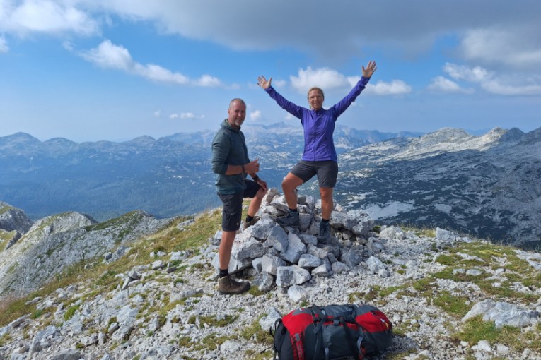 Wandelen in Slovenië.