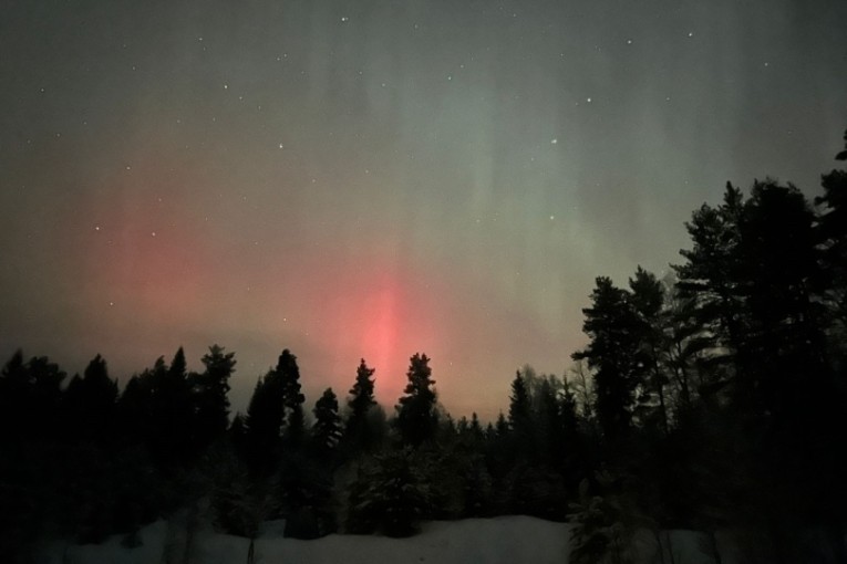 Noorderlicht in Zweden.