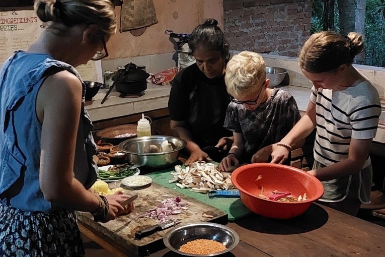Kookcursus in Sri Lanka.