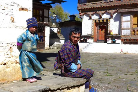 Oost Bhutan dorpsleven
