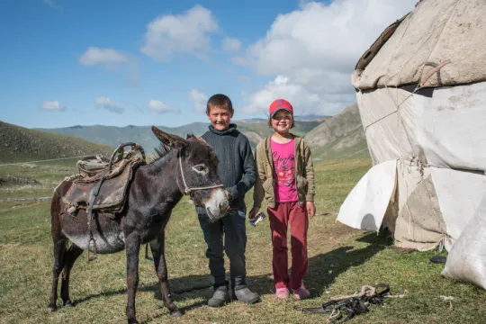 Kirgizië kinderen