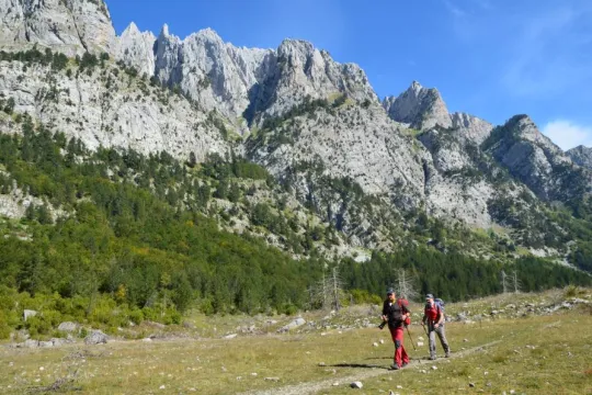 Wandelaars op Via Dinarica Montenegro