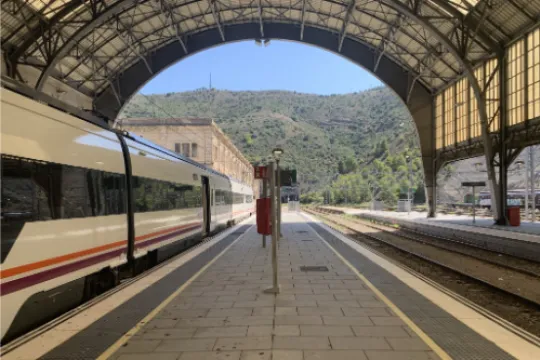 Treinstation Spanje