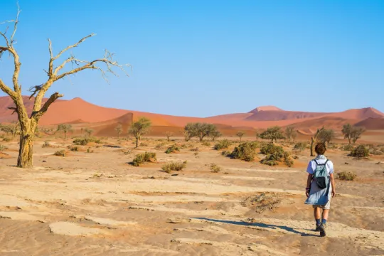 Sossusvlei Namibië.