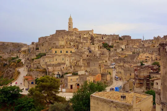 Oude wijken in Sassi di Matera.